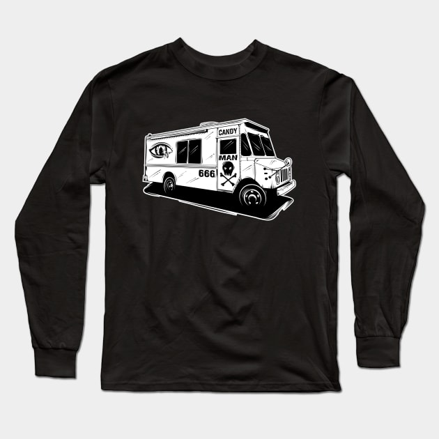 Ice-cream Truck Long Sleeve T-Shirt by AlchemyStudio